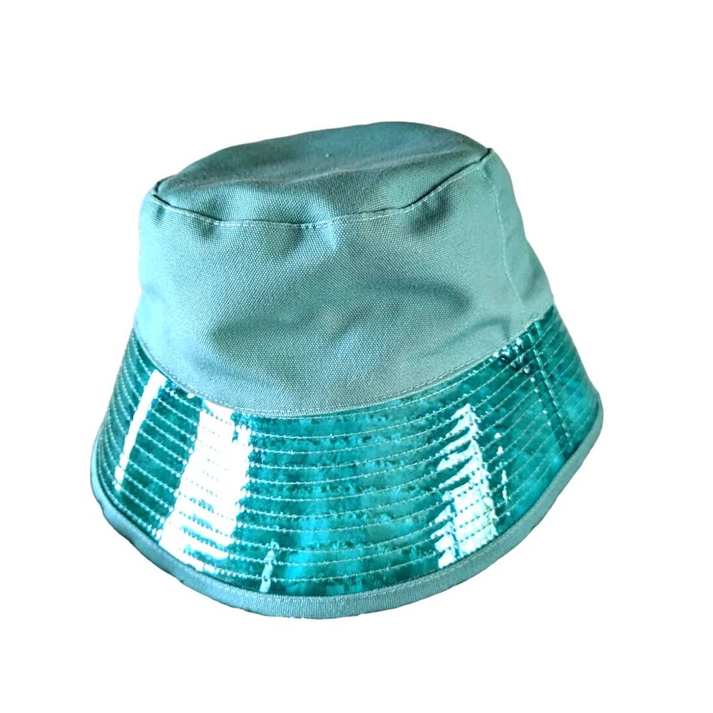 NWOT Girls Aqua Clear Rim Bucket Hat